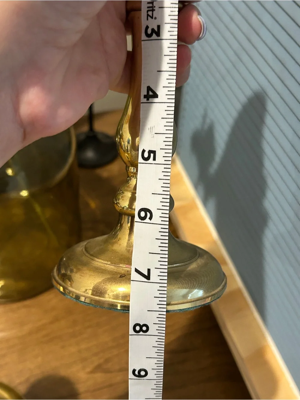 Gallery Originals Solid Brass Candlestick Holder Pair 7” Vintage